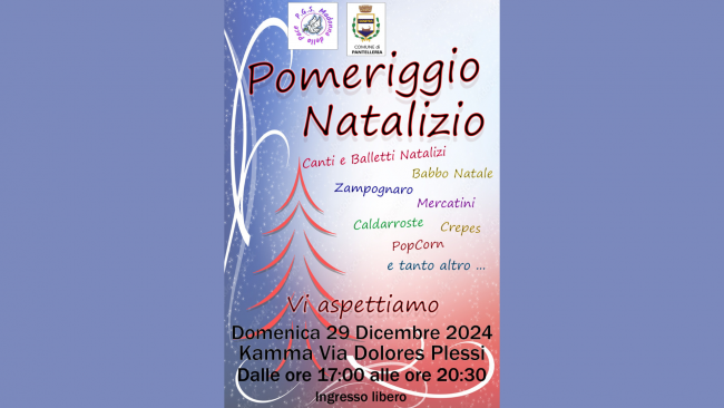 Pantelleria, tutto pronto per il pomeriggio natalizio a Kamma