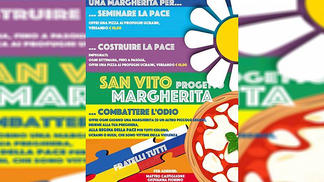 Ad Erice e San Vito Lo Capo una margherita per l'Ucraina