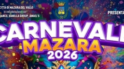 Mazara, Carnevale 2026: inizia oggi con la sfilata dei carri allegorici 