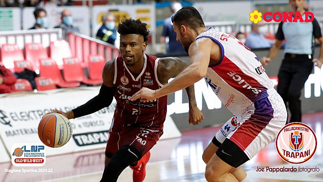 Pallacanestro Trapani, ultimo quarto da incubo e Mantova passa al PalaConad