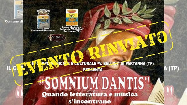 Rinviato l'evento culturale su Dante