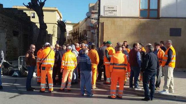 Non ricevute dovute spettanze, in agitazione dipendenti dell’ex Belice Ambiente 