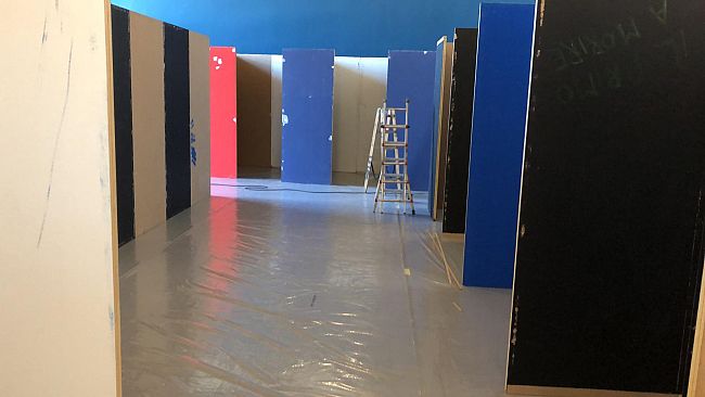 Trapani, vaccinazione anti Covid: fervono i lavori al centro comunale di via Salemi