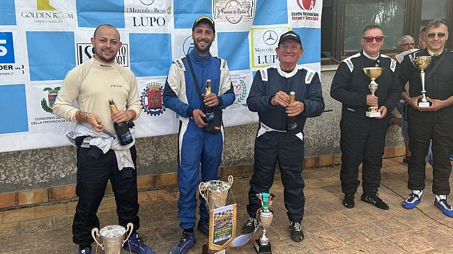 Girolamo Ingardia campione del 6° Slalom Automobilistico Monte Bonifato - Città di Alcamo 