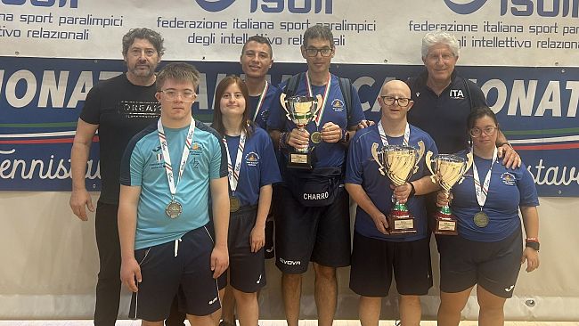 La ASD Paralimpica “Mimì Rodolico” brilla ai Campionati Italiani di Tennis Tavolo a Reggio Calabria
