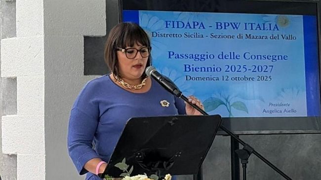 Fidapa Mazara, passaggio di consegne 2025/2027. La nuova presidente è Angelica Aiello