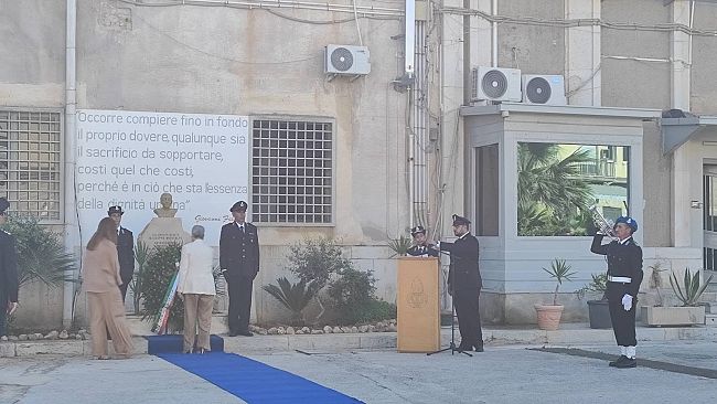 Carcere di Trapani, commemorato l'agente di custodia Pietro Cerulli