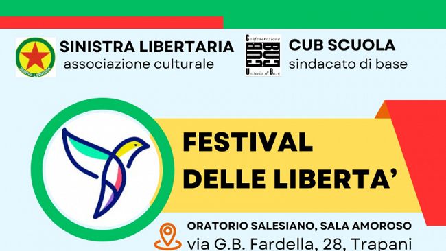Trapani: Ottolina tv al Festival delle libertà