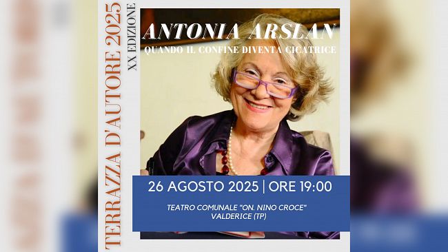 Antonia Arslan protagonista del sesto ed ultimo appuntamento di Terrazza d’Autore