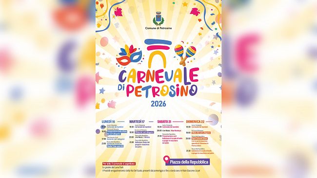 ​Continua il Carnevale di Petrosino, appuntamento a sabato 21 e domenica 22 febbraio 