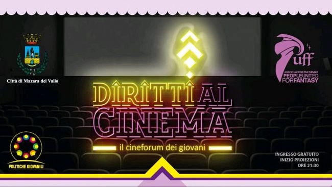 Mazara, al via “Diritti al Cinema, il Cineforum dei giovani” 