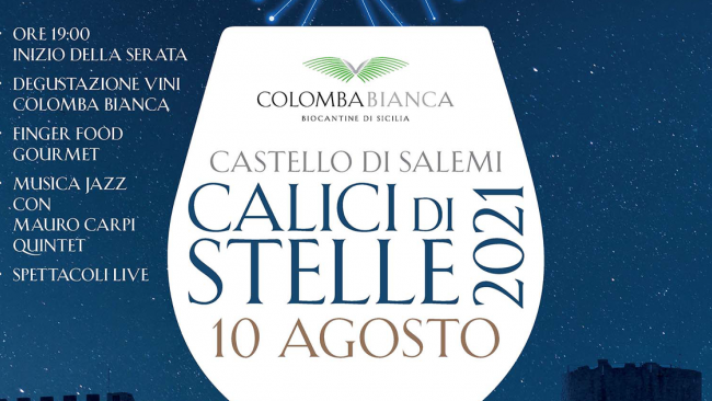 Il Castello di Salemi si accende per la notte di San Lorenzo