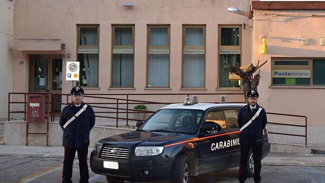 Trapani, ritrovata e riconsegnata l'auto delle Poste Italiane rubate a Valderice
