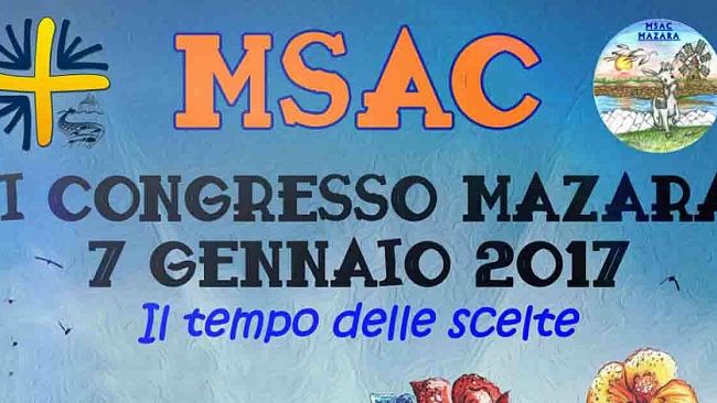 Mazara, 2° Congresso Diocesano: “Il tempo delle Scelte” sabato 7 gennaio