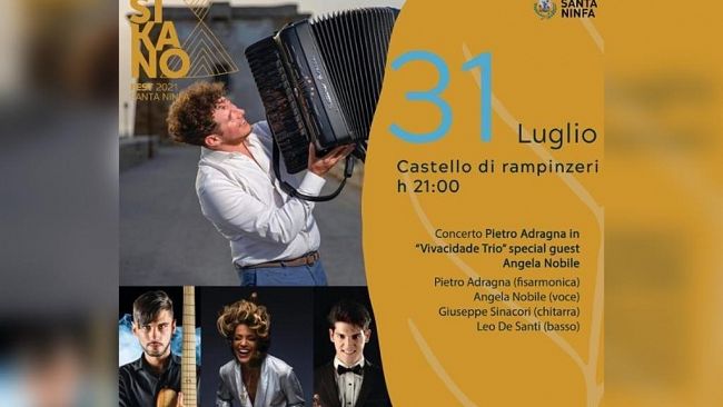 Nuovo appuntamento al «Sikano fest» con il concerto «Vivacidade trio»