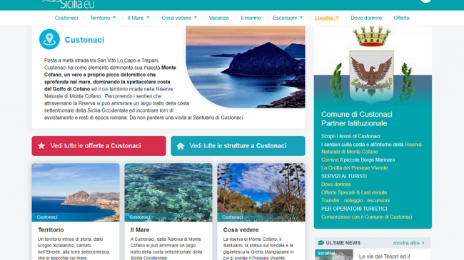 VillaggioSicilia.eu: «Ottimi risultati per Custonaci»