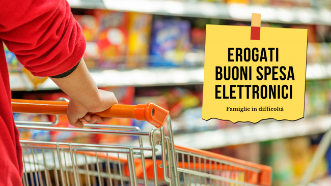 Mazara, erogati buoni spesa elettronici alle famiglie in difficoltà