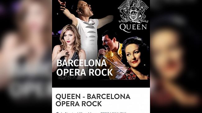 Desirée Rancatore e Johan Boding a Terrasini per “Queen Barcelona Opera Rock”