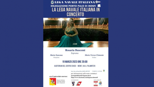 Menfi, Rosaria Buscemi in concerto 