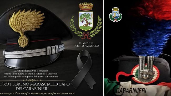 ​Cordoglio a Valderice e Buseto per la perdita dei marescialli Floreno e Mazzara