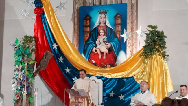 Mazara si stringe attorno alla comunità Venezuelana: toccante celebrazione per la Vergine di Coromoto