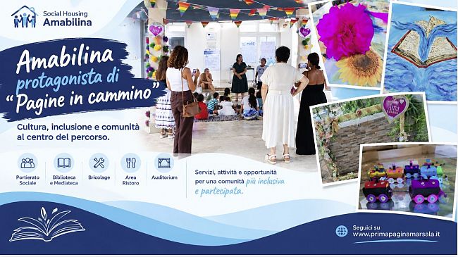 (INTERVISTA) Marsala, Amabilina protagonista di “Pagine in cammino”: cultura, inclusione e comunità al centro