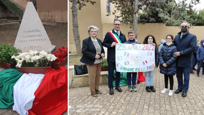 Valderice, manifestazione in ricordo della Liberazione dell'Italia dal nazifasci