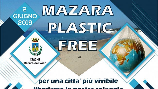 Mazara, domenica 2 giugno l’iniziativa “Mazara Plastic Free”