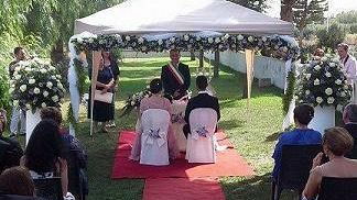 Petrosino, il sindaco Giacalone celebra il primo matrimonio al Parco della Pace