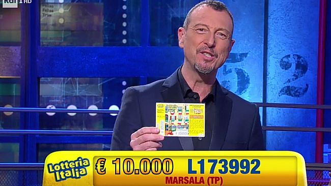 Lotteria Italia, biglietto vincente a Marsala: vinti € 10.000
