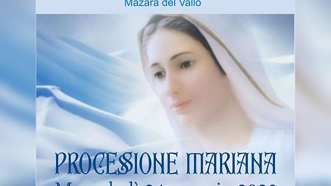 Mazara, questa sera processione Mariana