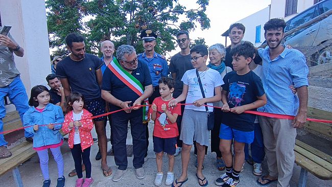Inaugurato nuovo Parco giochi a Levanzo
