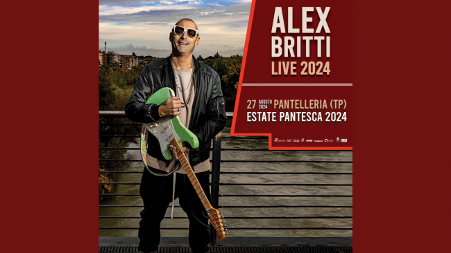 Pantelleria, il 27 agosto il concerto di Alex Britti 