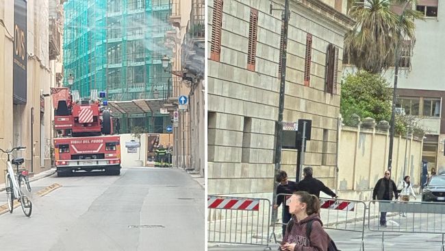 Trapani, pali abbattuti e insegne pericolanti a causa del vento