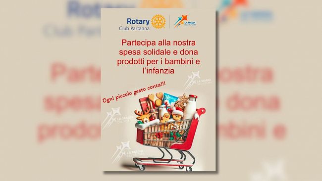 Spesa solidale: l’invito del Rotary Club Partanna