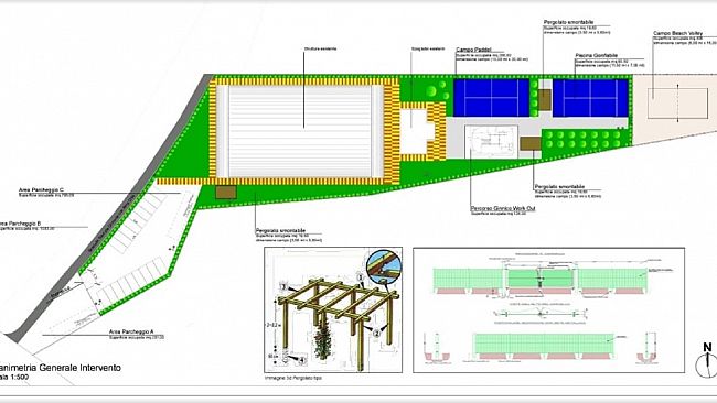 Presentato un progetto per potenziare il palatenda di via SS Trinità