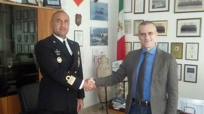 Mazara, Visita del nuovo dirigente del Comm. P.S. alla Capitaneria di porto