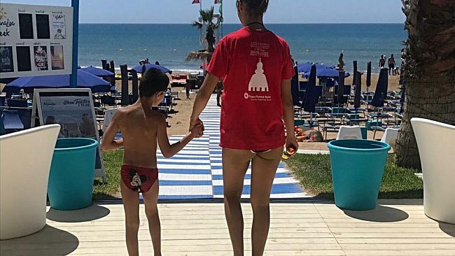 Con la Croce Rossa Italiana di Castelvetrano il mare diventa accessibile  a tutti a partire dai bambini
