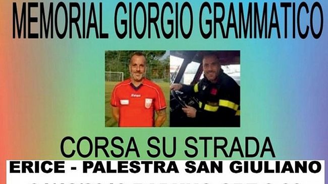 Domani il II° Memorial Giorgio Grammatico. La sindaca Toscano: “Avviato l’iter per intitolare la palestra comunale di San Giuliano alla memoria di Giorgio”
