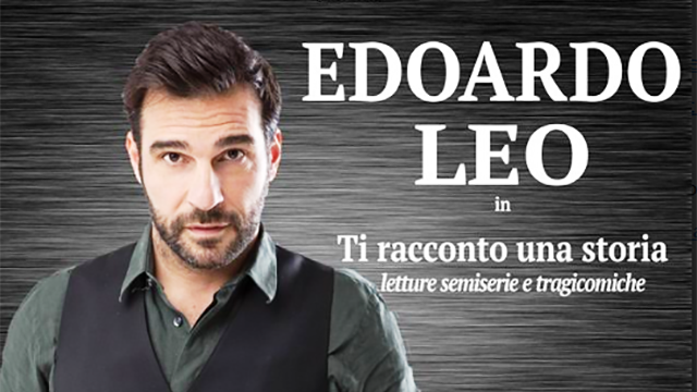 Castellammare del Golfo:  Sabato 1 settembre in scena Edoardo Leo le sue letture tragicomiche