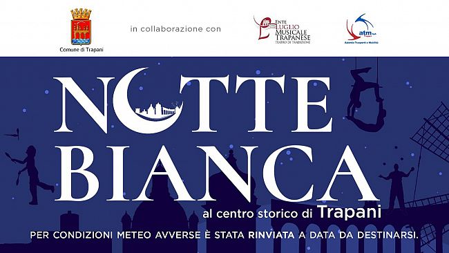 Trapani, annullata la “Notte bianca”