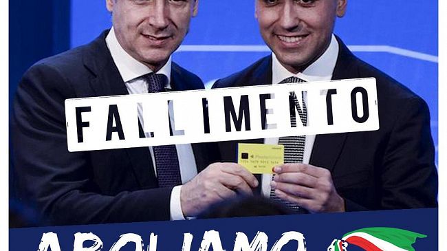 “Aboliamo il reddito di cittadinanza”, petizione di Gioventù Nazionale