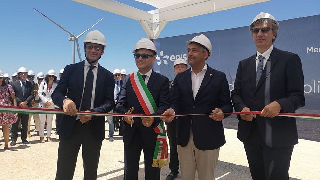 Mazara, inaugurato il nuovo parco eolico Edison