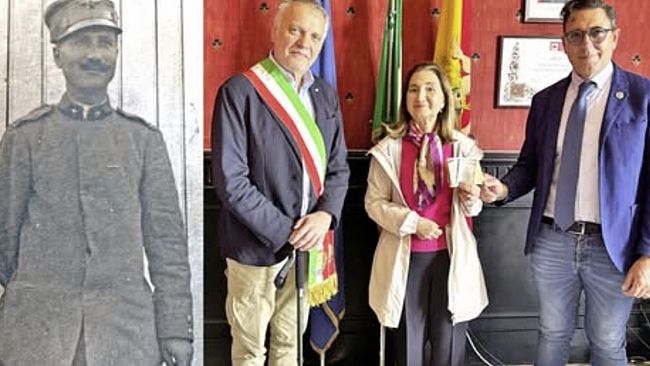 Salemi, consegnata una lettera storica di 110 anni fa alla presenza del sindaco e degli eredi