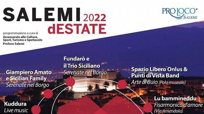 Salemi, domani la Notte Romantica dei Borghi