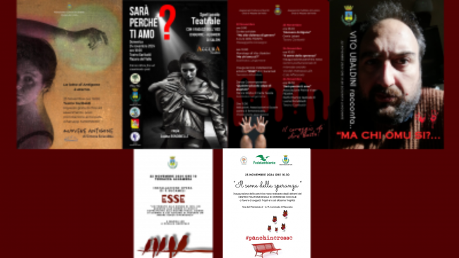 Mazara, le manifestazioni per la Giornata internazionale per l'eliminazione della violenza contro le donne