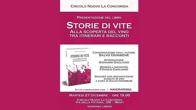 Oggi a Menfi la presentazione del libro