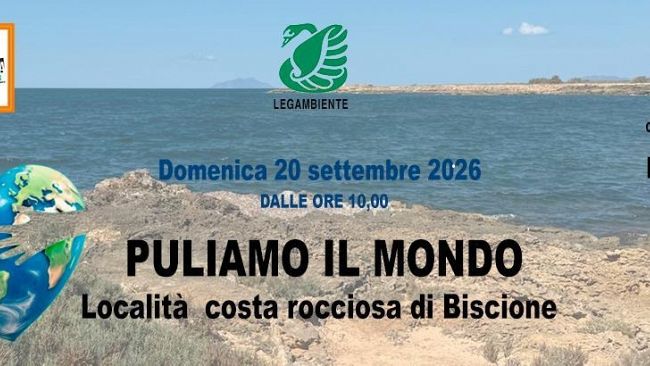 Petrosino, aderisce a “Puliamo il Mondo”: domenica 20 settembre la pulizia della costa di Biscione