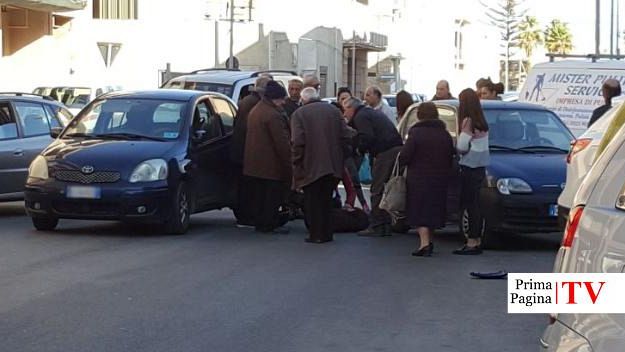 VIDEO – Incidente in via Favara Scurto, ferita una giovane