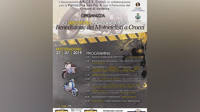 Valderice, tutto pronto per la seconda edizione della “Benedizione dei motociclisti”
